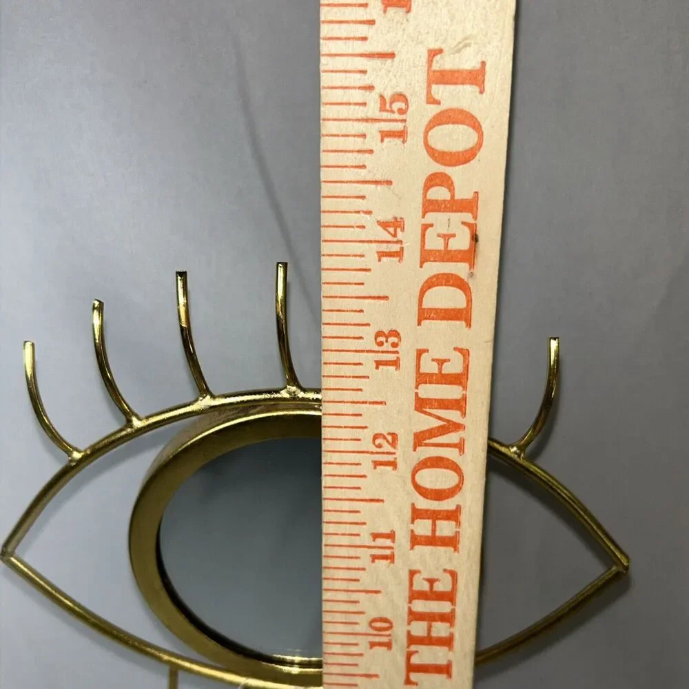Purva Magic Eye Golden Jewelry Mirror Display New With Tags Marble Base
